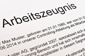 Arbeitszeugnis
