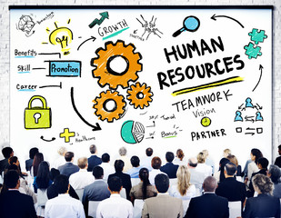 Human Resources Employment Teamwork Business Seminar Concept