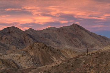 sunset in southern Nevada
