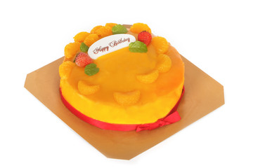 Colorful birthday cake