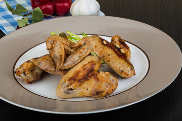 Roasted chicken wings