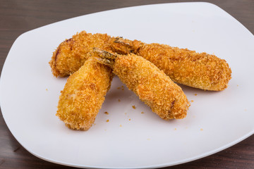 Fried prawn tempura