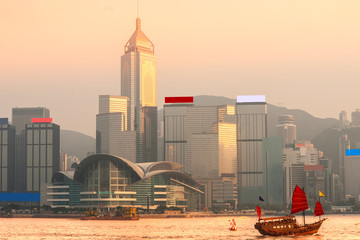 Naklejka premium Hong Kong.
