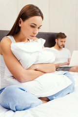 Feeling lonely near him.