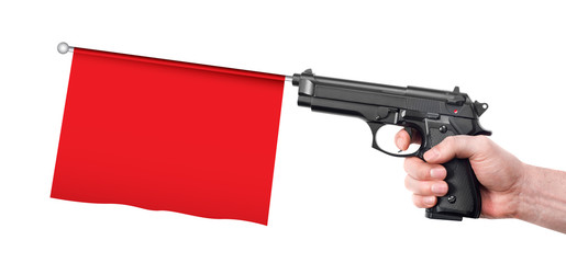 Hand gun prank