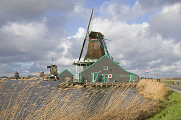 windmills on the Zaanse Schans