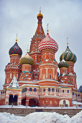 Fototapeta na wymiar St. Basil's Cathedral, Moscow