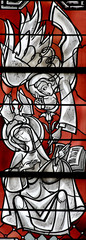 Annunciation in stained glass