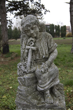 Angel on a cemetery