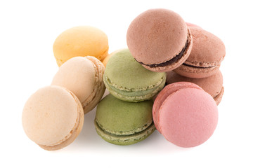 Colorful French Macarons