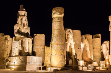 Figure of Ramses II in Luxor Temple - Egypt © Leonid Andronov
