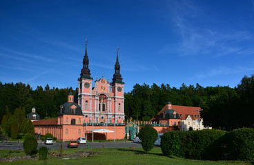 Fototapeta na wymiar Sw. Lipka baroque church in Poland