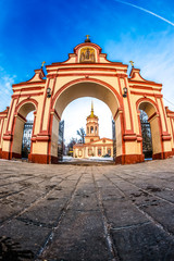 Obraz premium Храм Воздвижения Креста Господня в Алтуфьеве.