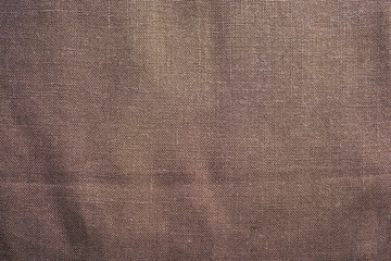 Fototapeta na wymiar Old brown canvas bag texture background.