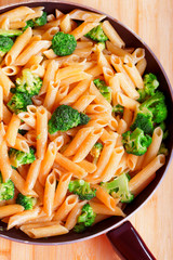 Penne with broccoli