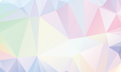 Pastel Polygon Geometric