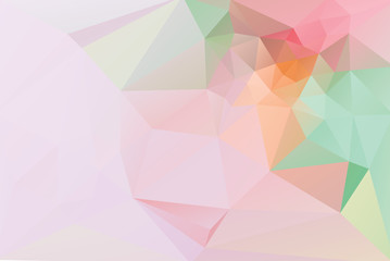 Pastel Polygon Geometric