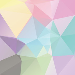 Pastel Polygon Geometric
