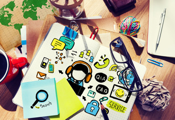 Customer Service Help Business Service Solution Support Concept