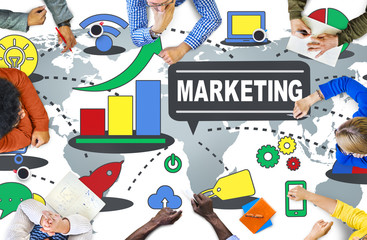 Marketing Global Business Branding Connection Growth Concept