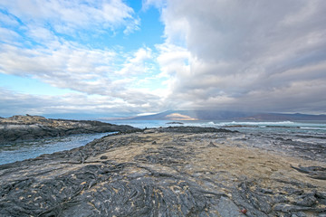 Volcanic Coast in the Galapagos