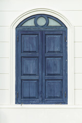 Fototapeta premium Window on wall