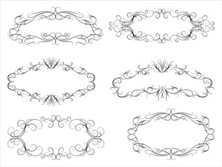 Calligraphic Scroll Frames © Giraphics