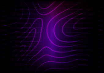 abstract violet background with curved lines - obrazy, fototapety, plakaty