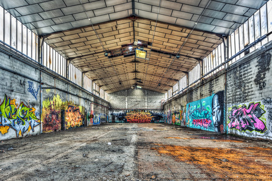 Old empty warehouse