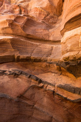 Fragment of coloured Canyon in the Sinai desert, Egypt