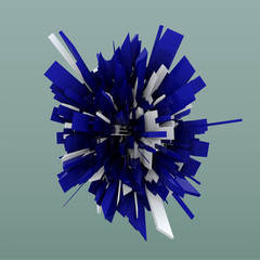 Abstract faceted crystallized background High resolution