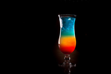 Rainbow cocktail