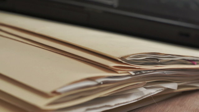 File Folders Laptop Curved Dolly