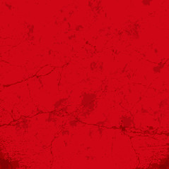 Abstract red grunge texture background vector 