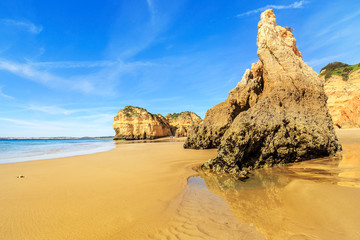 A beach in Algarve region, Portugal