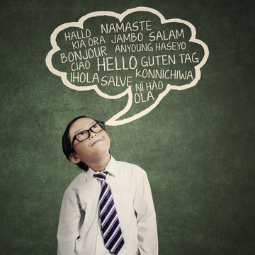 Elementary student learn multilanguage