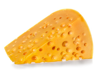 Cheese isolated on white background