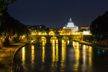 Fototapeta premium Rome at night