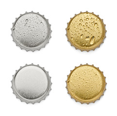 metal cap bottle drink