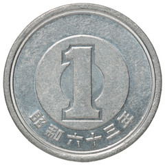 Japanese yen coin
