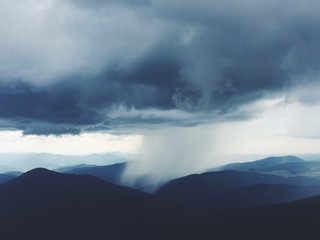 Mountain rain