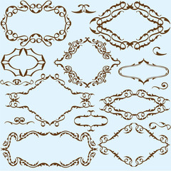 Vintage nice ornate set