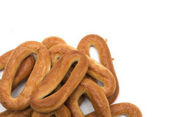 Dry bagels. Photo.