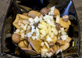 Salty mushrooms