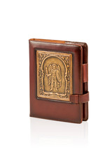 Small brown notebook