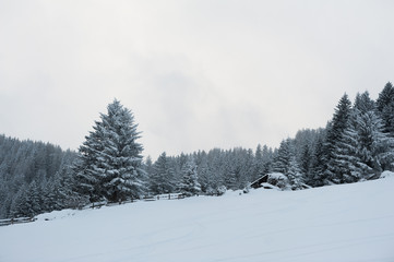 Obraz premium Winter scenery in Hintertux