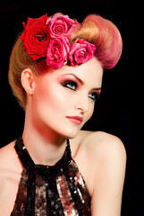 Fototapeta premium Romantic Coiffure