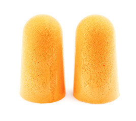 Ear plugs isolated