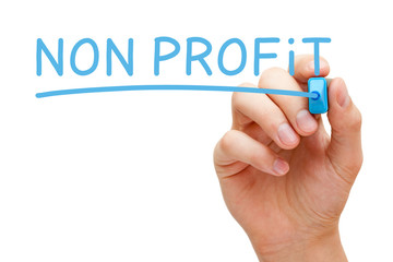 Non Profit Blue Marker