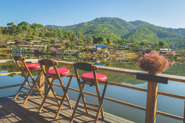 Coffee bar at Ban Ruk Tha village